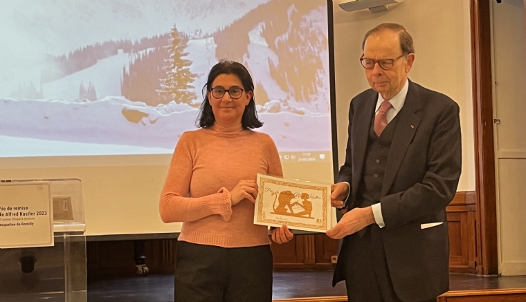La LFDA remet son 14e Prix de biologie Alfred Kastler au Dr Alexandra Benchoua